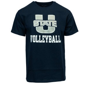champion utah state volleyball tshirt navy